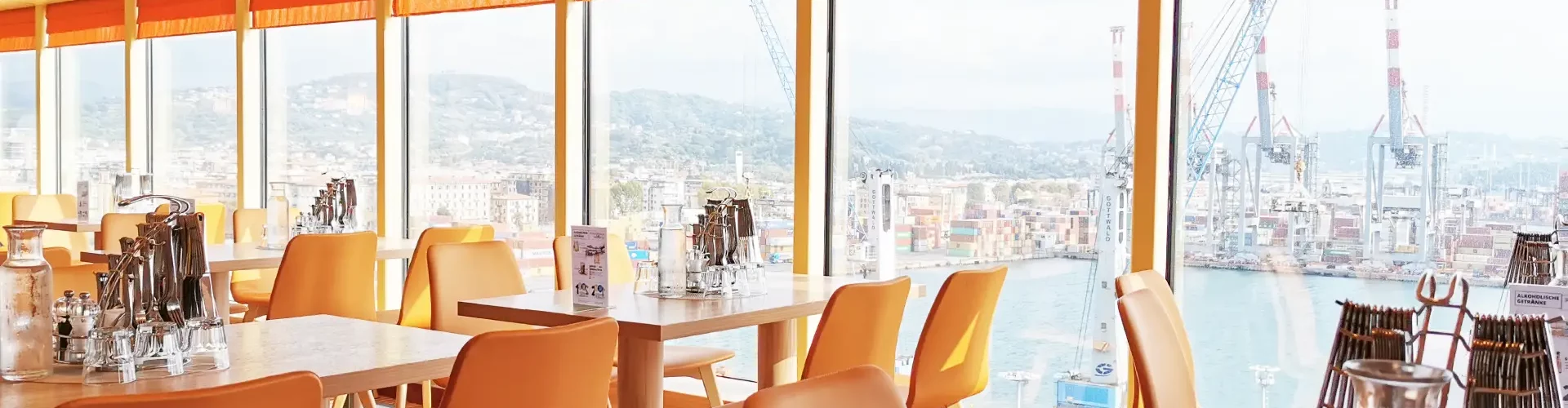 Übersicht der AIDAnova Restaurants unter anderem das Fuego Restaurant auf der AIDAnova