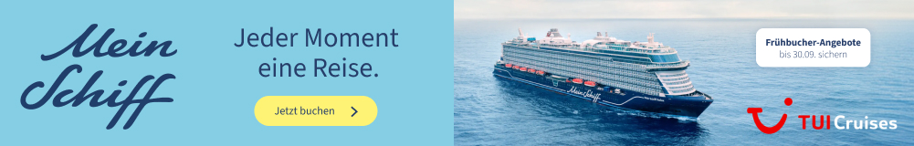 Mein Schiff Frühbucher-Angebote bis 30. September 2026